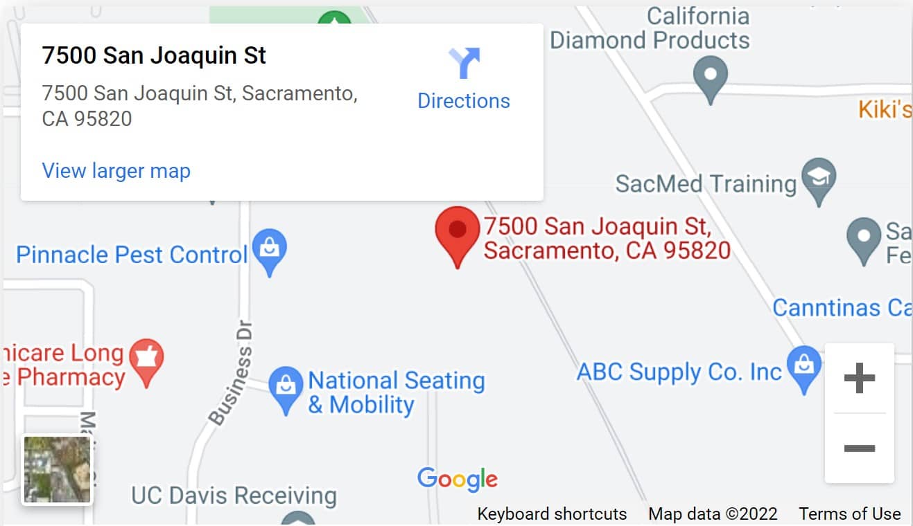 MT Sacramento map